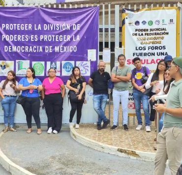 Presionan a trabajadores del Tribunal de la Federación