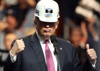 Donald Trump is vowing to save the coal industry. He donned a miner's hat during a recent West Virginia rally.