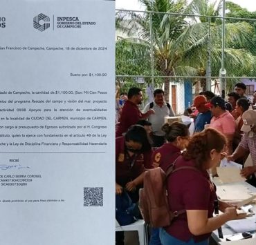 Reciben pescadores ribereños apoyos económicos