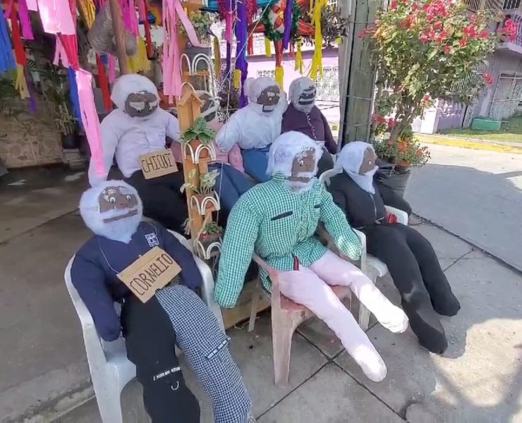 Cae venta de muñecos de año viejo en un 50 por ciento