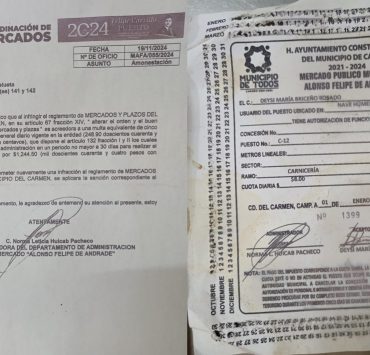 Sancionan a locataria del mercado AFA por defender sus derechos