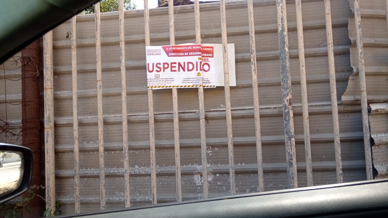 Suspenden invasión en fraccionamiento Puesta del Sol