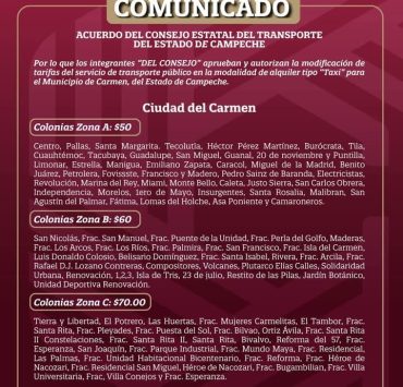 Alza en la tarifa de taxis afectará la economía de las familias