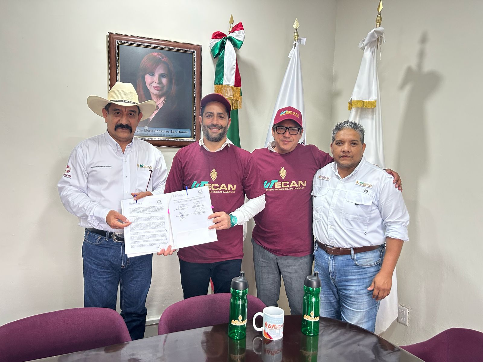 Firma de convenio Utecan y gobierno municipal de Carmen