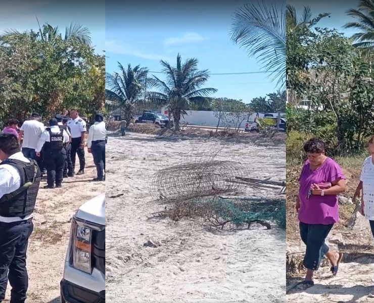 Ayuntamiento clausura construcción en Playa Norte de la prima de un exalcalde