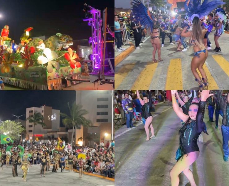 Segundo día de bando de carnaval en Ciudad del Carmen
