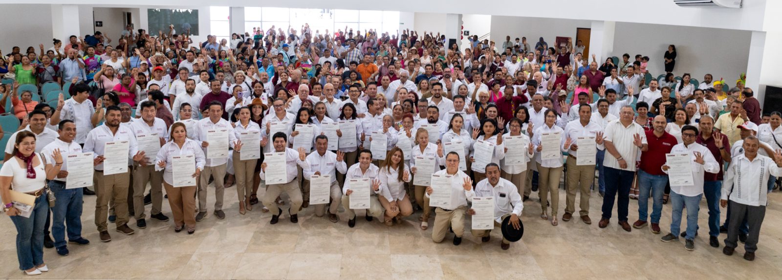 Toma de protesta del comité de la Delegación Municipal de MORENA Carmen