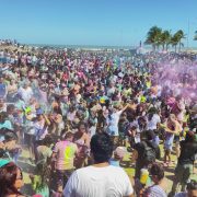Martes de pintadera de carnaval en Ciudad del Carmen
