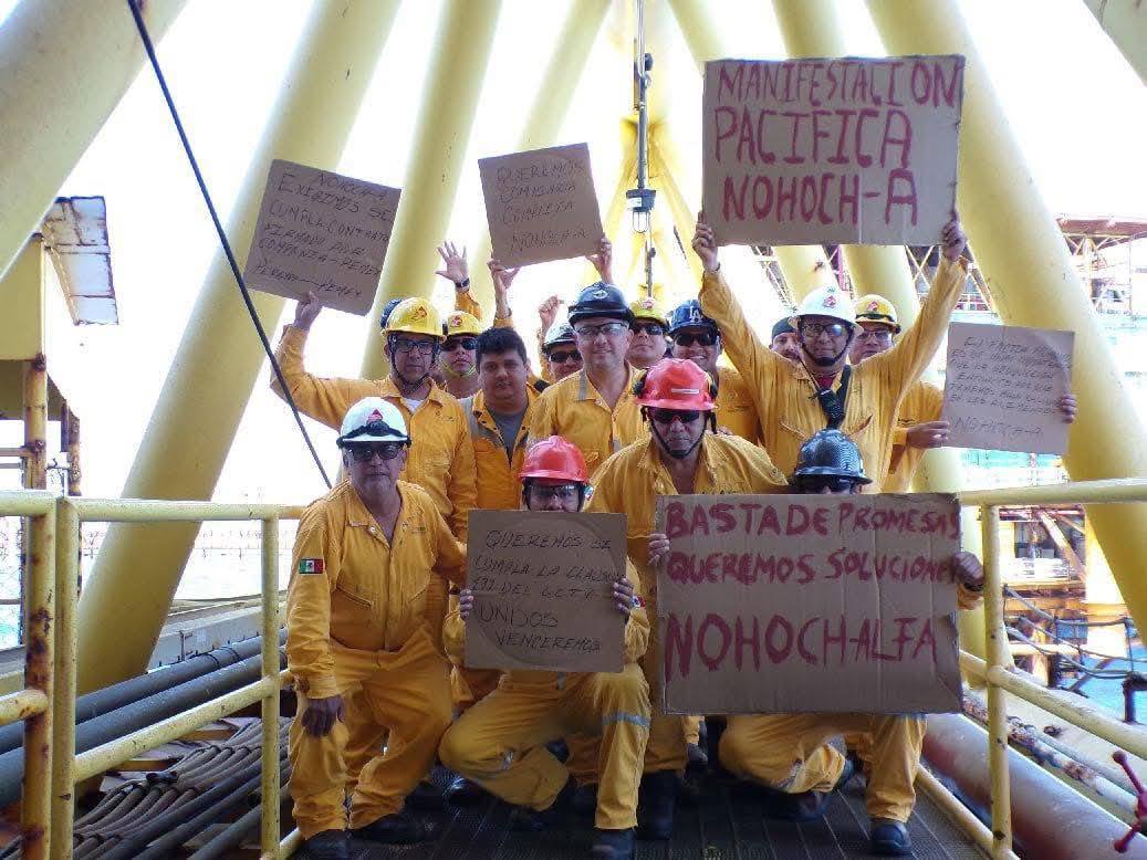 Petroleros demandan a Pemex ante la CNDH