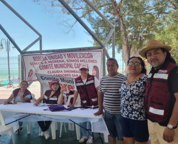 Ciudadanos responden a la afiliación y reafiliación en MORENA