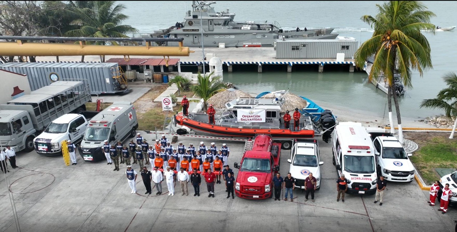 Da Inicio Plan Marina “Operación Salvavidas Semana Santa 2025”