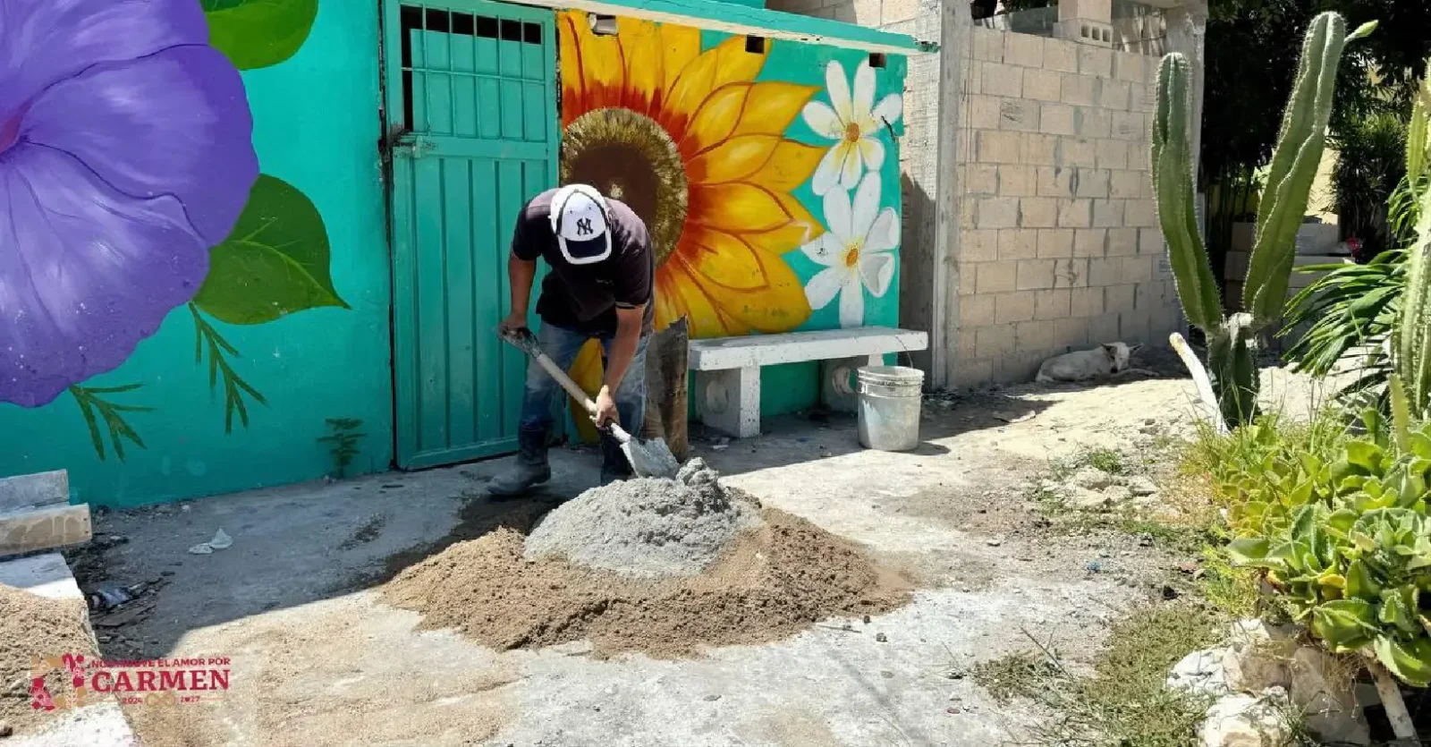 Avances de los nuevos baños en el Panteón Colonia
