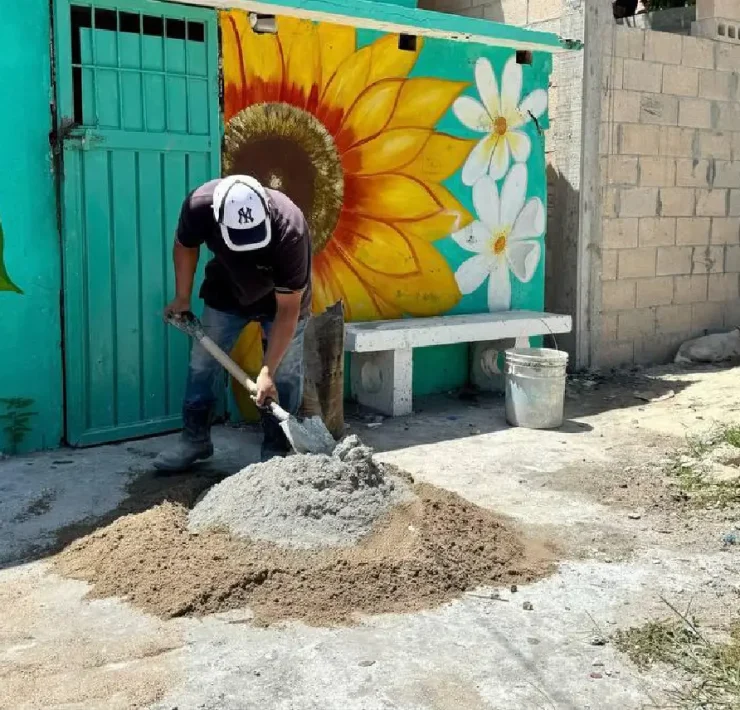 Avances de los nuevos baños en el Panteón Colonia